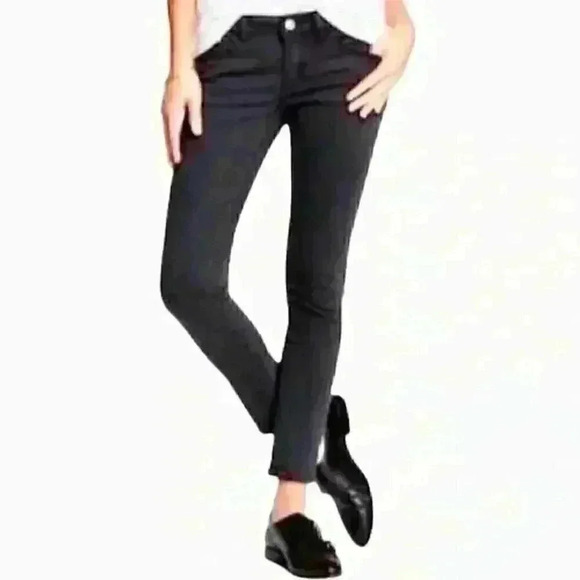 The Kooples High Waist Slim Leg Denim Jeans in Grey - Picture 1 of 8